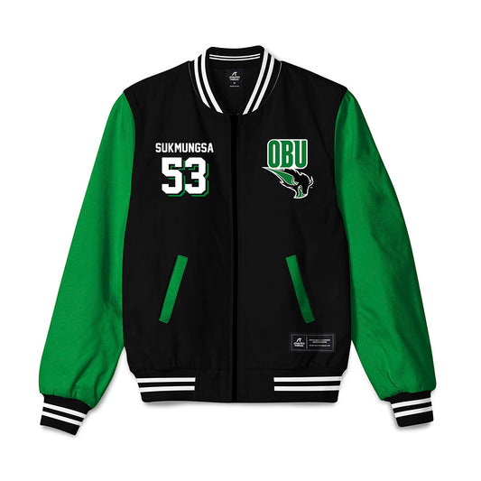 OKBU - NCAA Football : Andrew Sukmungsa - Bomber Jacket-0