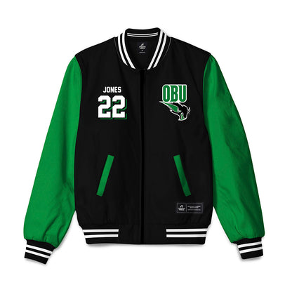 OKBU - NCAA Women's Basketball : Brianna Jones - Bomber Jacket-0