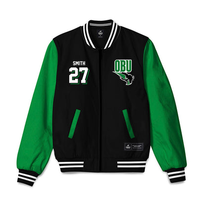 OKBU - NCAA Baseball : Braden Smith - Bomber Jacket-0