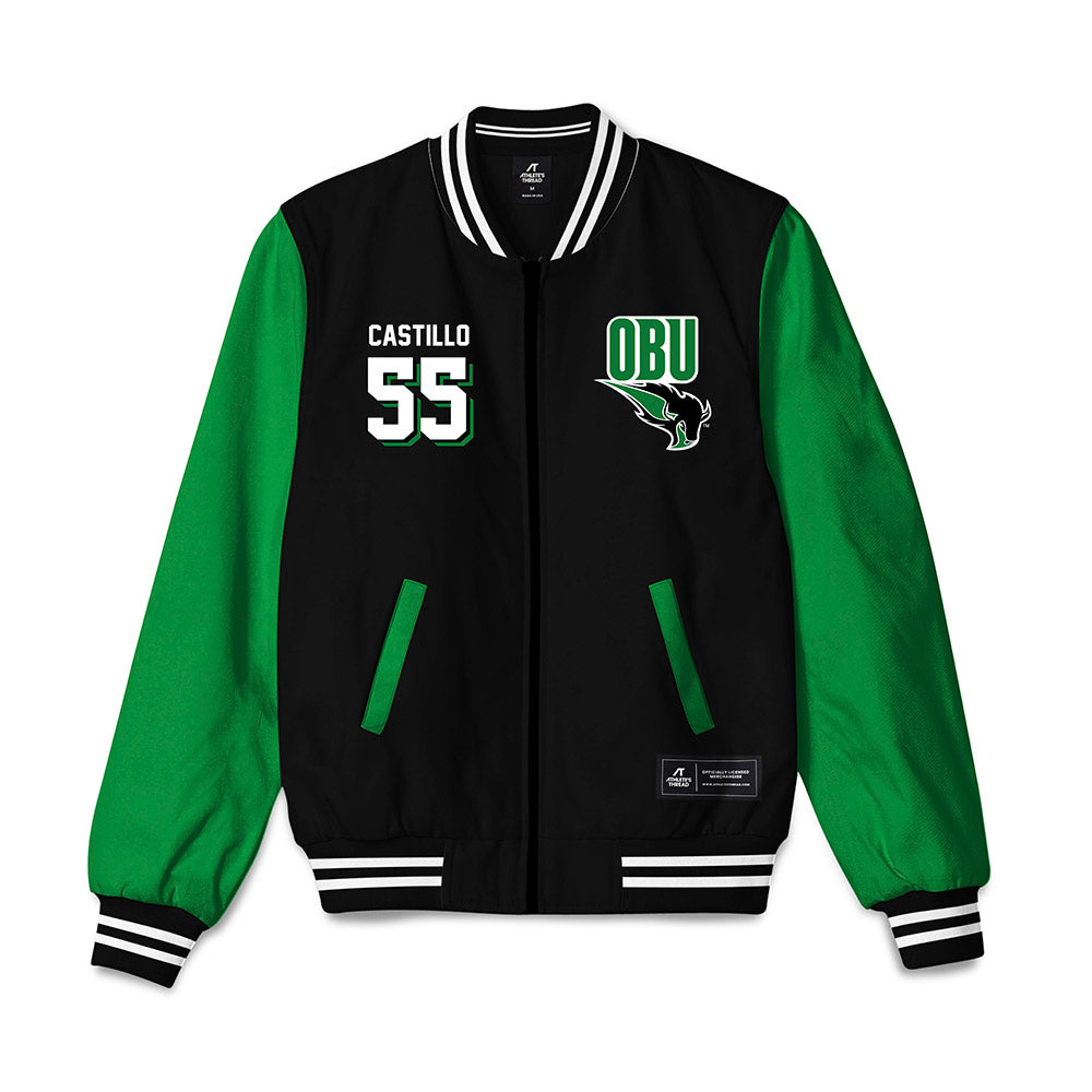 OKBU - NCAA Football : Kaden Castillo - Bomber Jacket-0