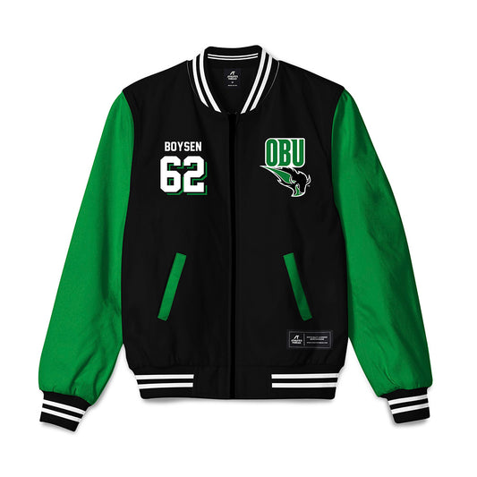 OKBU - NCAA Football : Robert Boysen - Bomber Jacket-0