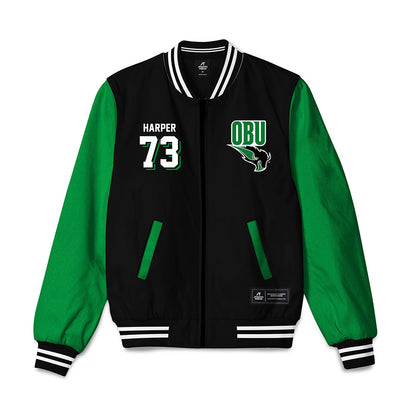 OKBU - NCAA Football : Ian Harper - Bomber Jacket-0