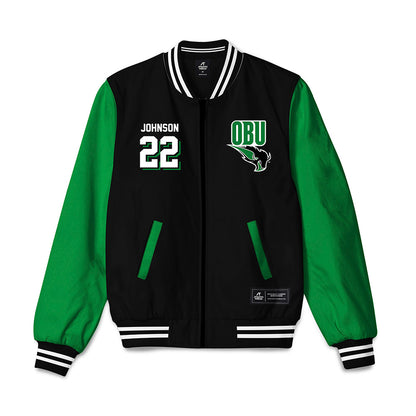 OKBU - NCAA Softball : Zoey Johnson - Bomber Jacket