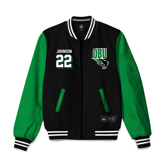 OKBU - NCAA Softball : Zoey Johnson - Bomber Jacket