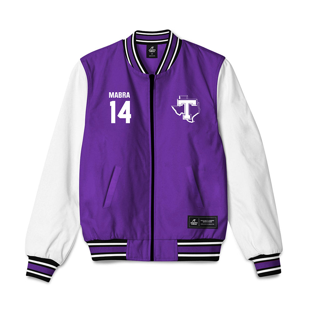 Tarleton State - NCAA Women's Soccer : Paisley Mabra - Bomber Jacket-0