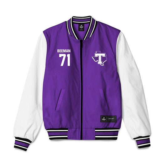 Tarleton State - NCAA Football : Connor Beeman - Bomber Jacket