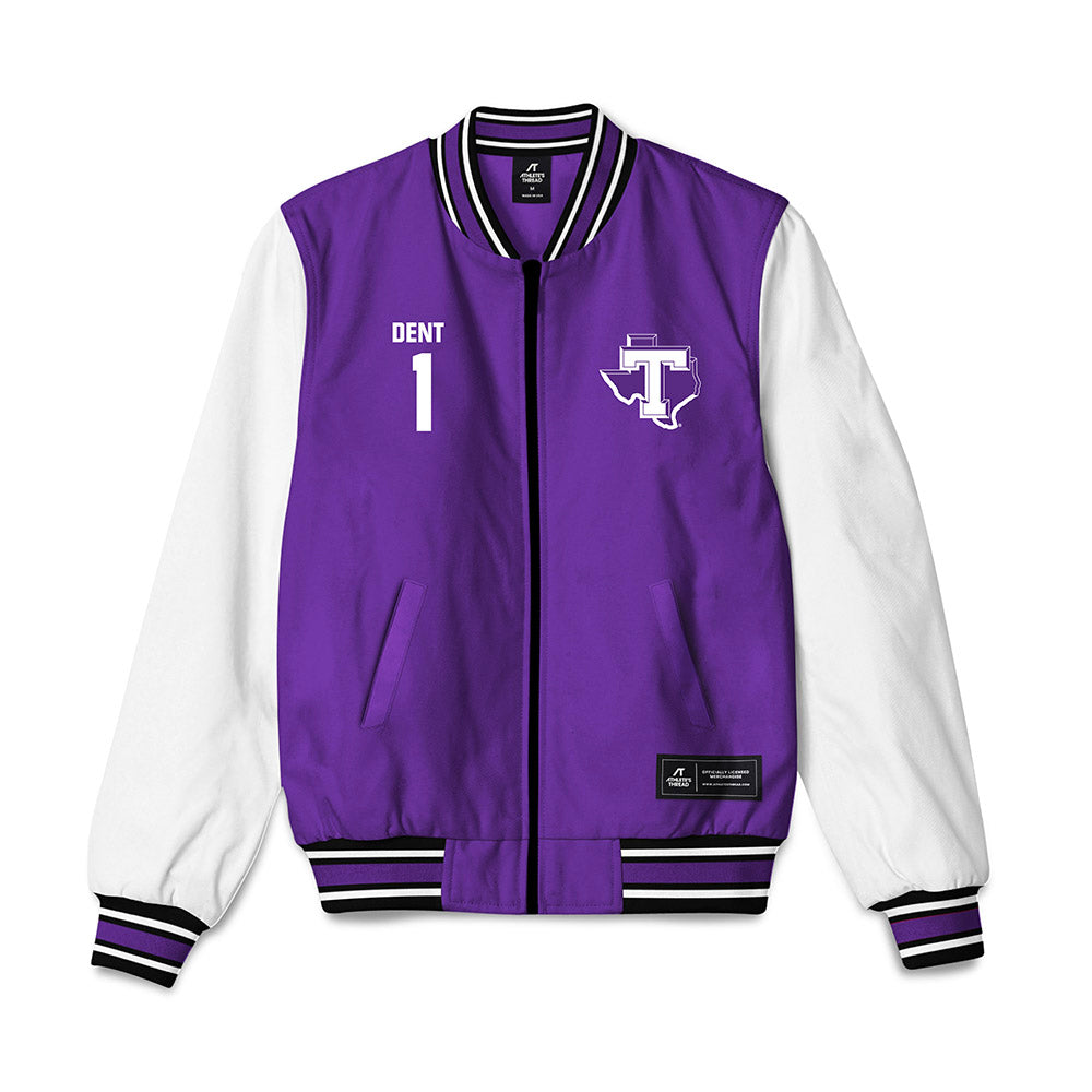 Tarleton State - NCAA Men's Basketball : Aj Dent - Bomber Jacket-0