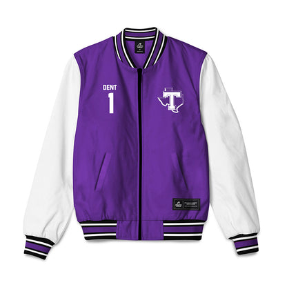 Tarleton State - NCAA Men's Basketball : Aj Dent - Bomber Jacket-0
