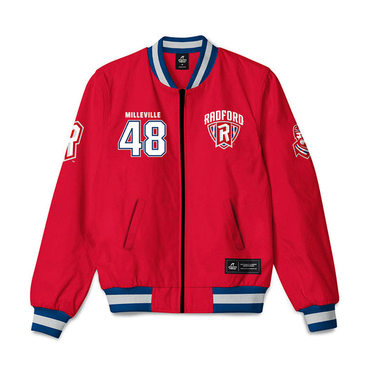  - NCAA Baseball : Joshua Milleville - Bomber Jacket-0