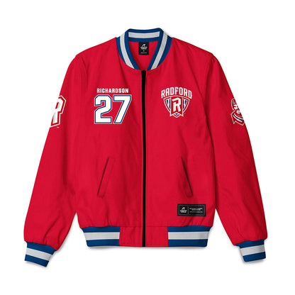 Radford - NCAA Baseball : Carter Richardson - Bomber Jacket-0