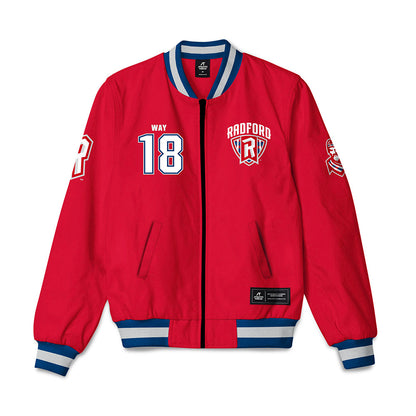 Radford - NCAA Baseball : Trey Way - Bomber Jacket-0