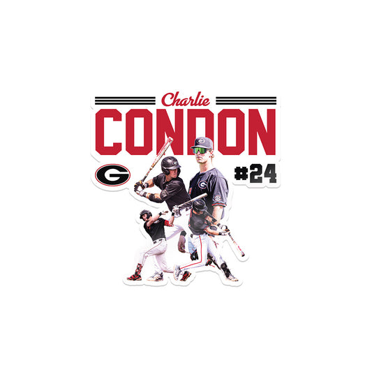 Georgia - NCAA Baseball : Charlie Condon - Player Collage Sticker-0