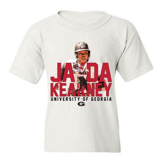 Georgia - NCAA Softball : Jayda Kearney - Player Collage Youth T-Shirt-0