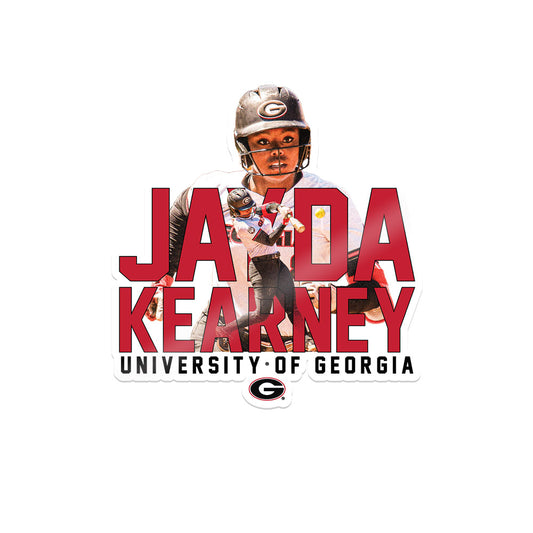 Georgia - NCAA Softball : Jayda Kearney - Player Collage Sticker-0