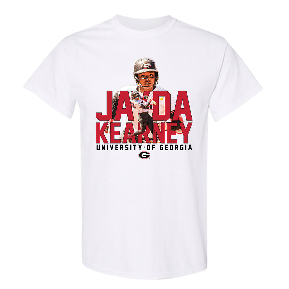 Georgia - NCAA Softball : Jayda Kearney - Player Collage T-Shirt-0