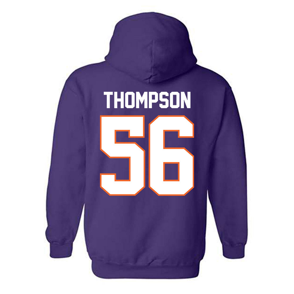 Clemson - NCAA Football : Champ Thompson - Classic Shersey Hooded Sweatshirt