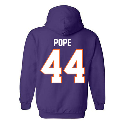 Clemson - NCAA Football : Banks Pope - Classic Shersey Hooded Sweatshirt-1