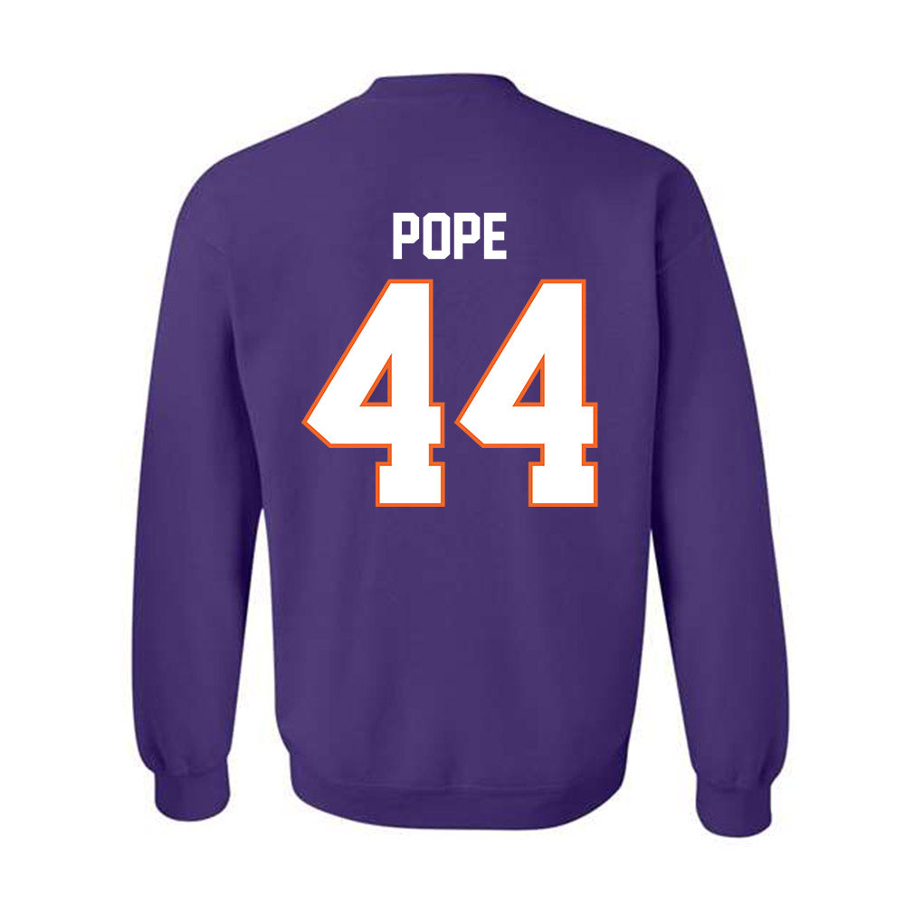 Clemson - NCAA Football : Banks Pope - Classic Shersey Crewneck Sweatshirt-1