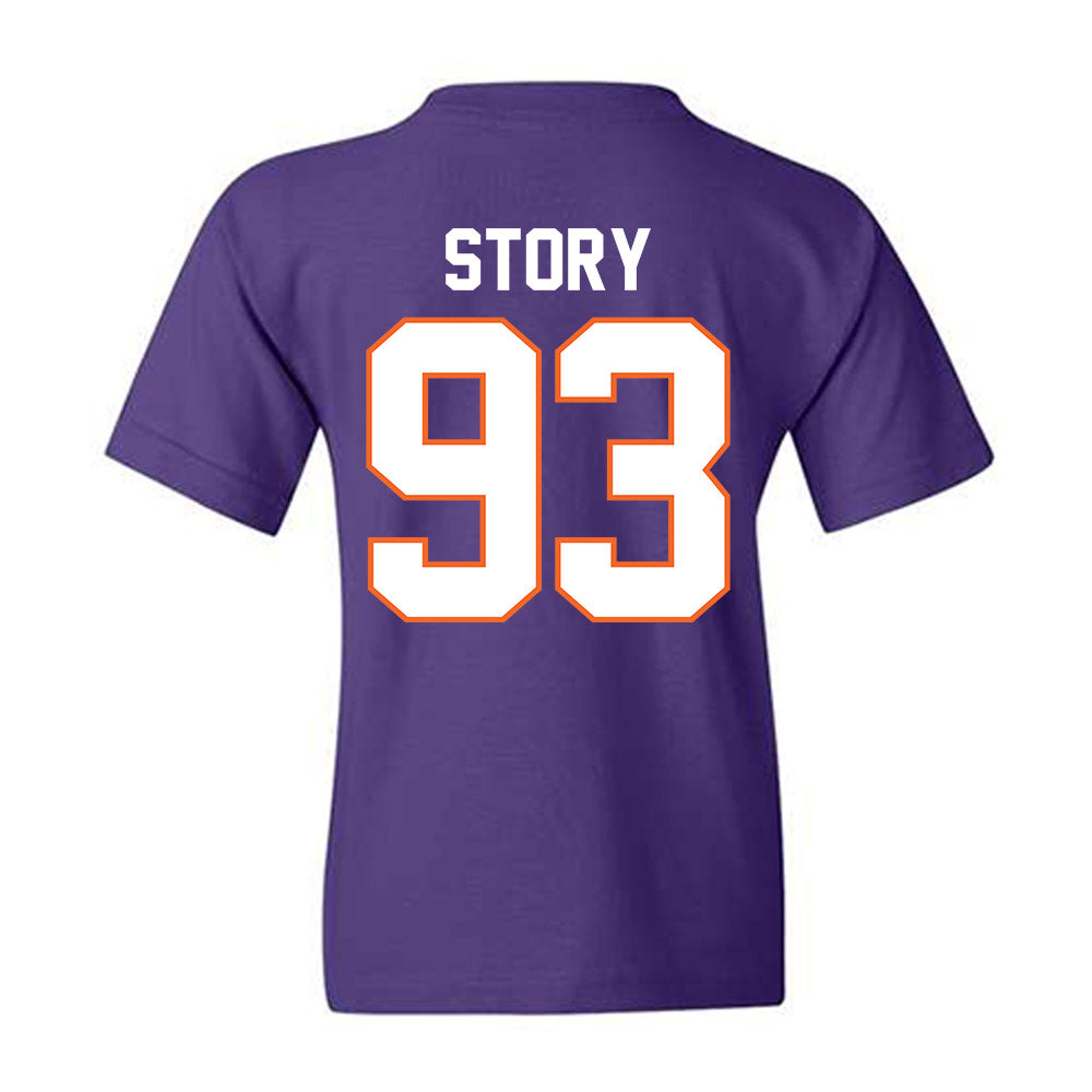 Clemson - NCAA Football : Caden Story - Classic Shersey Youth T-Shirt-1