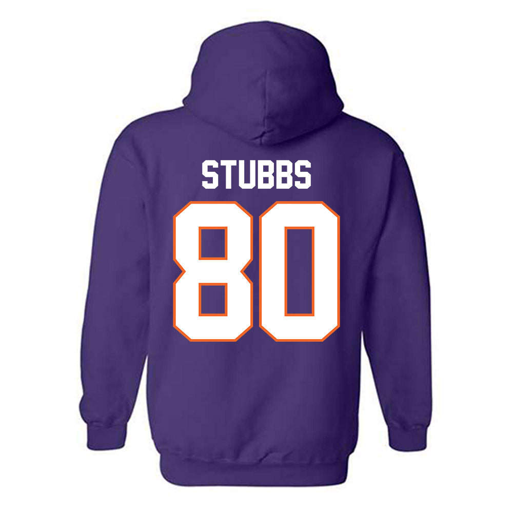 Clemson - NCAA Football : Luke Stubbs - Classic Shersey Hooded Sweatshirt-1