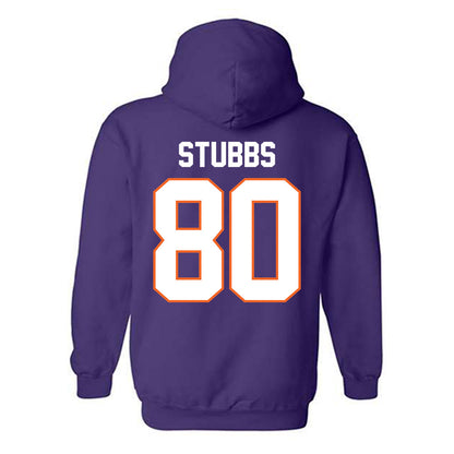 Clemson - NCAA Football : Luke Stubbs - Classic Shersey Hooded Sweatshirt-1