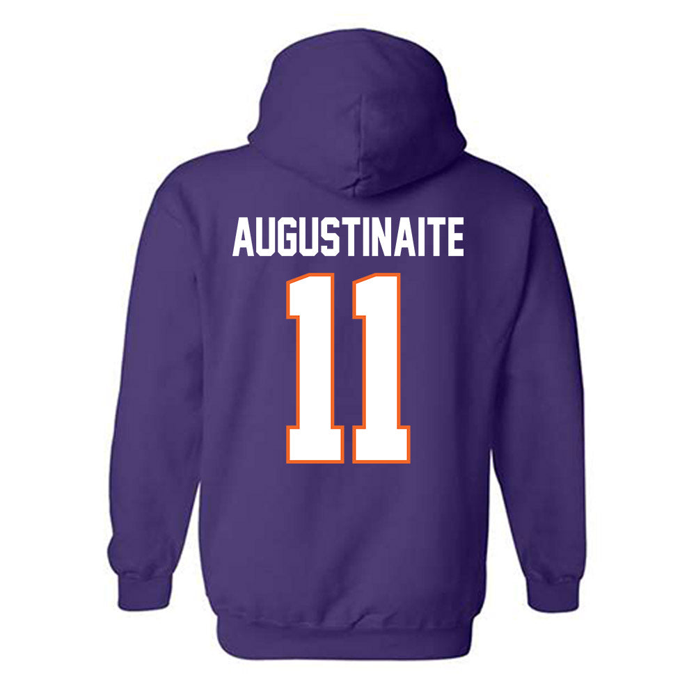 Clemson - NCAA Women's Basketball : Rusne Augustinaite - Classic Shersey Hooded Sweatshirt-1