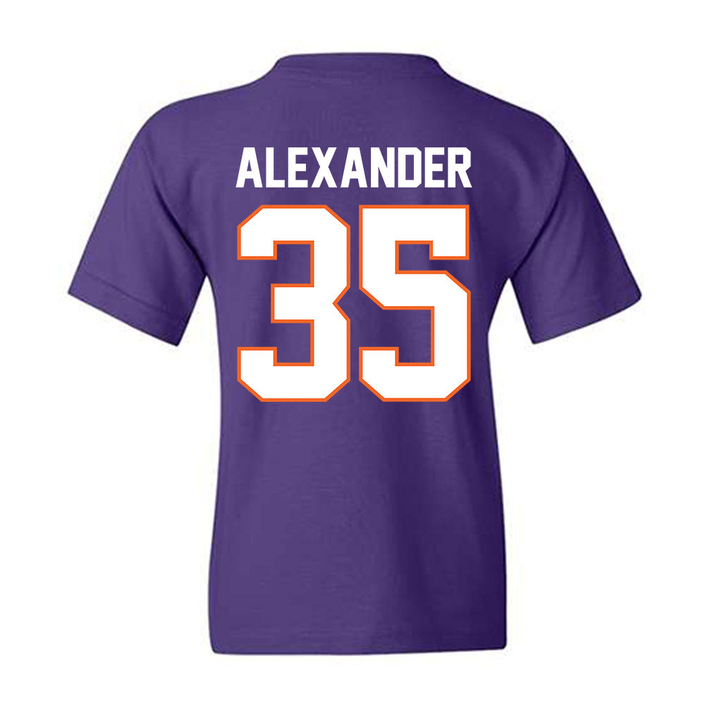 Clemson - NCAA Football : Jeremiah Alexander - Classic Shersey Youth T-Shirt-1