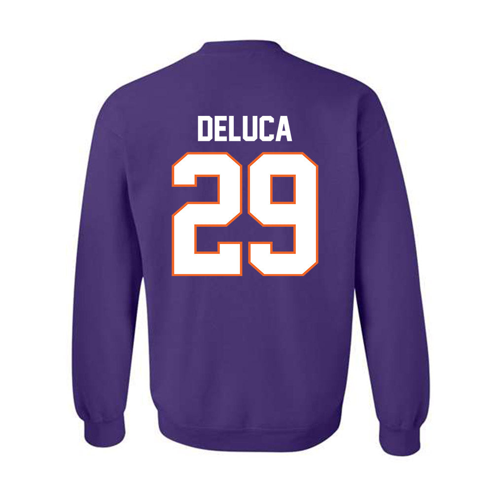 Clemson - NCAA Women's Lacrosse : Tessa DeLuca - Classic Shersey Crewneck Sweatshirt-1