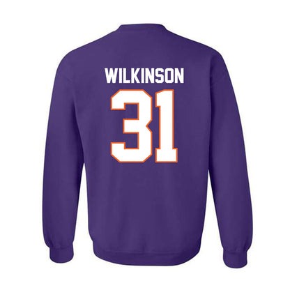 Clemson - NCAA Football : Joe Wilkinson - Classic Shersey Crewneck Sweatshirt-1