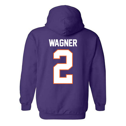 Clemson - NCAA Women's Volleyball : Kennedy Wagner - Classic Shersey Hooded Sweatshirt-1