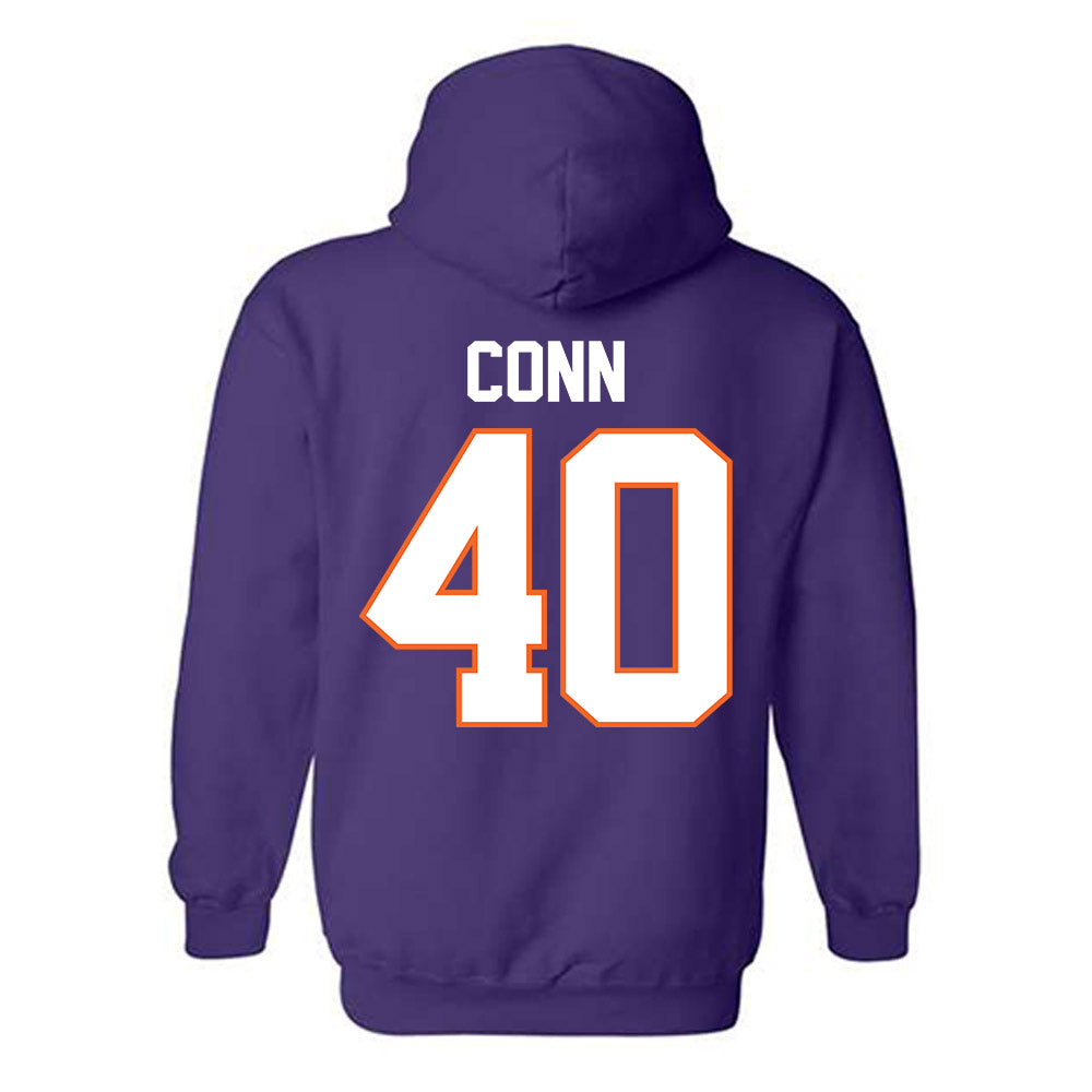 Clemson - NCAA Football : Brodey Conn - Classic Shersey Hooded Sweatshirt-1