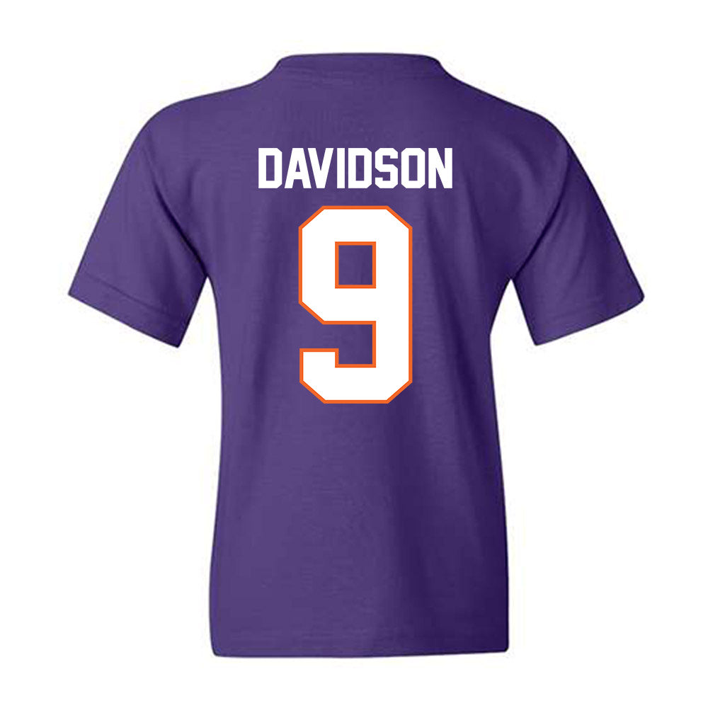 Clemson - NCAA Football : Gideon Davidson - Classic Shersey Youth T-Shirt-1