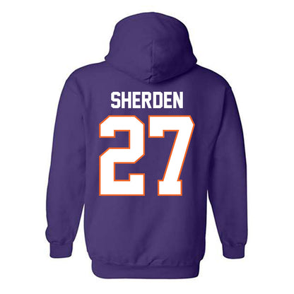 Clemson - NCAA Women's Soccer : Erin Sherden - Classic Shersey Hooded Sweatshirt-1