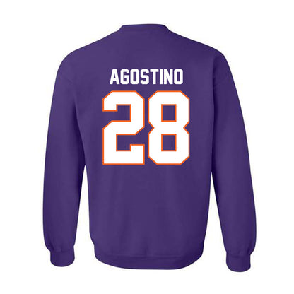 Clemson - NCAA Women's Lacrosse : Summer Agostino - Classic Shersey Crewneck Sweatshirt-1