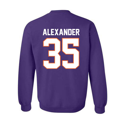 Clemson - NCAA Football : Jeremiah Alexander - Classic Shersey Crewneck Sweatshirt-1