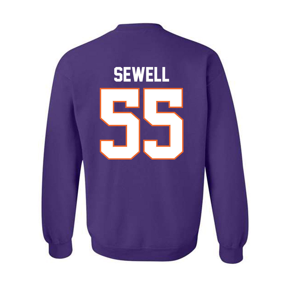 Clemson - NCAA Football : Harris Sewell - Classic Shersey Crewneck Sweatshirt-1