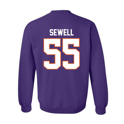Clemson - NCAA Football : Harris Sewell - Classic Shersey Crewneck Sweatshirt-1