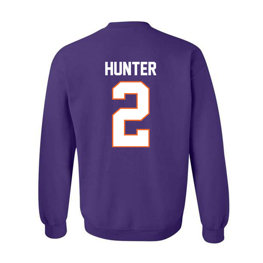 Clemson - NCAA Men's Basketball : Dillon Hunter - Classic Shersey Crewneck Sweatshirt-1
