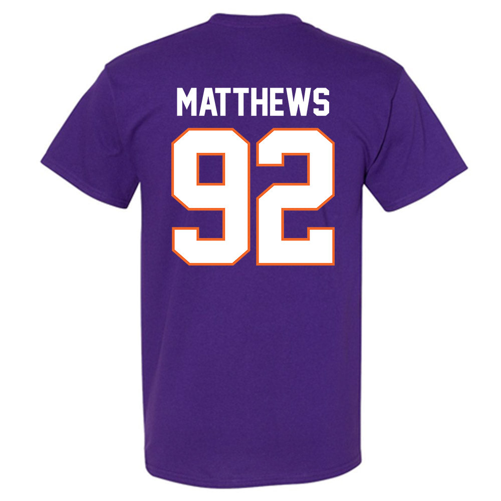 Clemson - NCAA Football : Levi Matthews - Classic Shersey T-Shirt-1