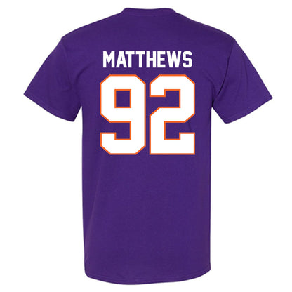 Clemson - NCAA Football : Levi Matthews - Classic Shersey T-Shirt-1