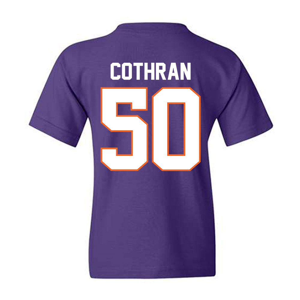 Clemson - NCAA Football : Fletcher Cothran - Classic Shersey Youth T-Shirt-1