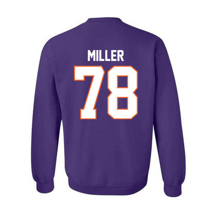 Clemson - NCAA Football : Blake Miller - Classic Shersey Crewneck Sweatshirt-1