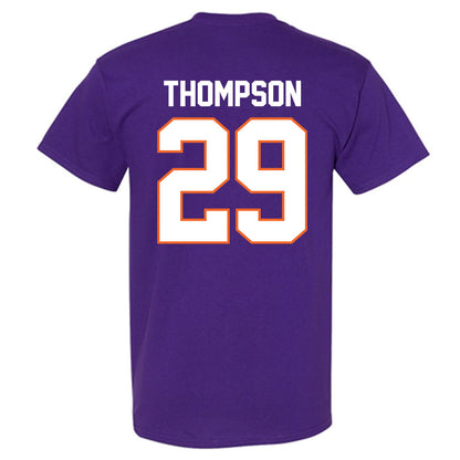 Clemson - NCAA Women's Soccer : Jordan Thompson - Classic Shersey T-Shirt-1