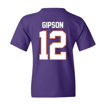 Clemson - NCAA Football : Corian Gipson - Classic Shersey Youth T-Shirt-1