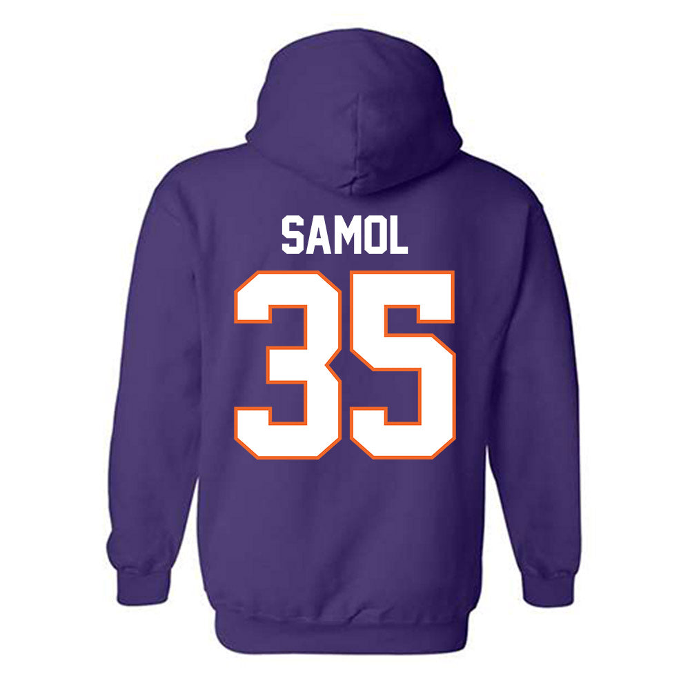 Clemson - NCAA Baseball : Noah Samol - Classic Shersey Hooded Sweatshirt