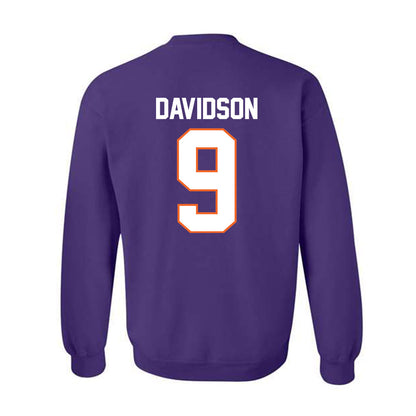 Clemson - NCAA Football : Gideon Davidson - Classic Shersey Crewneck Sweatshirt-1