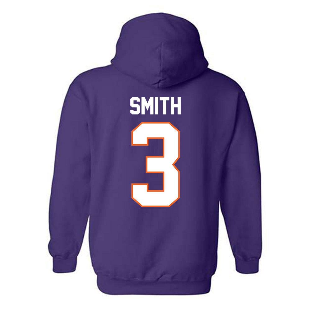 Clemson - NCAA Football : Tristan Smith - Classic Shersey Hooded Sweatshirt-1