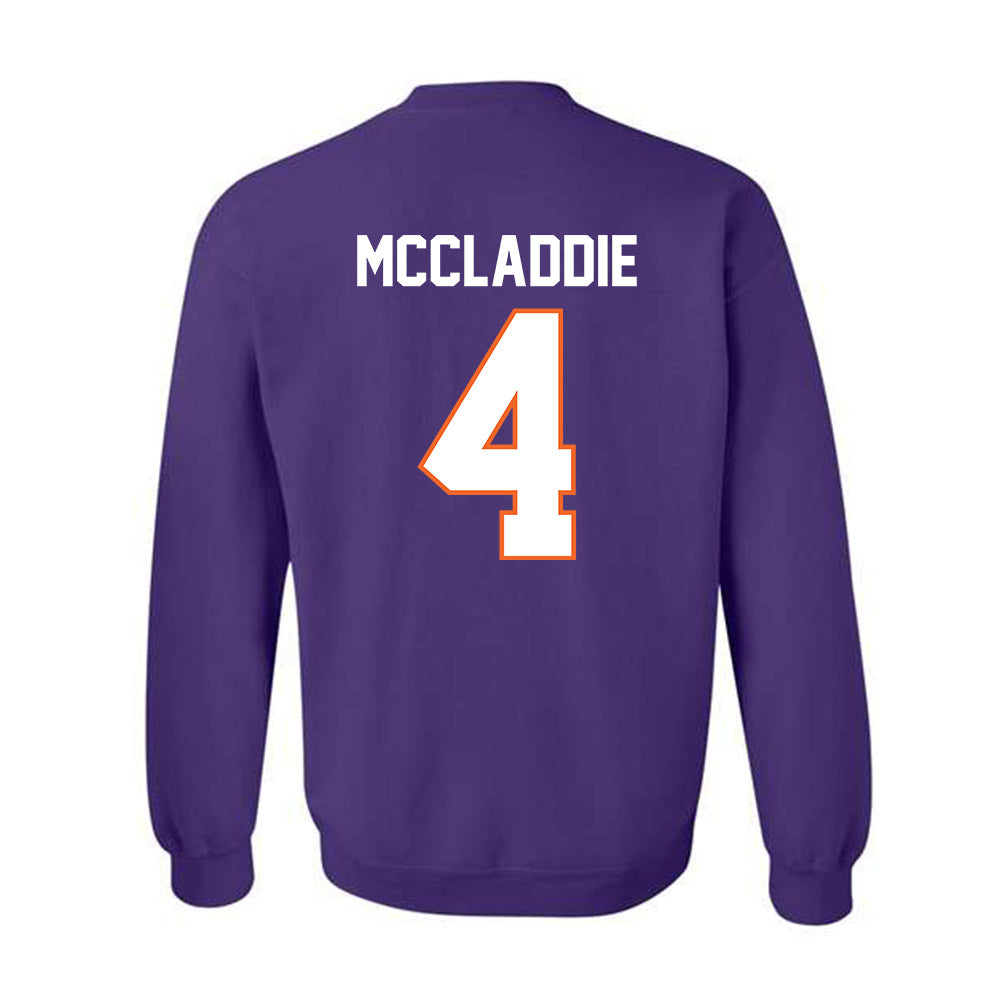 Clemson - NCAA Baseball : Tryston McCladdie - Classic Shersey Crewneck Sweatshirt-1