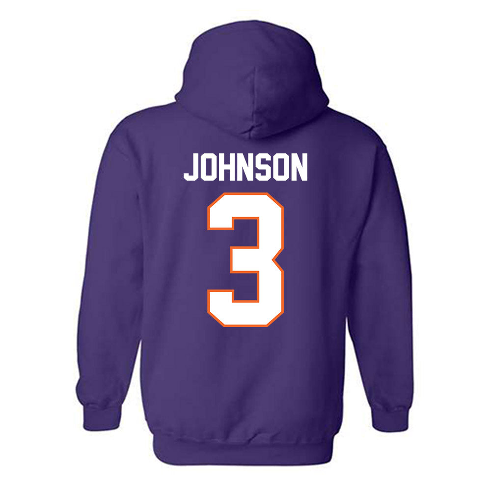 Clemson - NCAA Softball : Kylee Johnson - Classic Shersey Hooded Sweatshirt-1