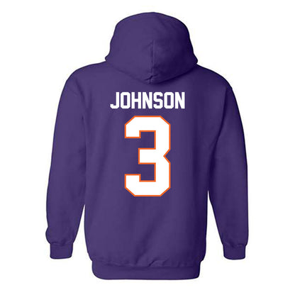 Clemson - NCAA Softball : Kylee Johnson - Classic Shersey Hooded Sweatshirt-1